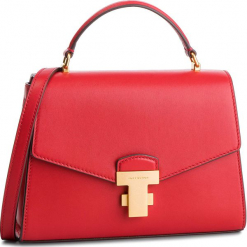 Torebka TORY BURCH - Juliette Small Top-Handle Satchel 51021 Ruby Red 612. Czerwone topy damskie Tory Burch, bez wzorów, ze skóry, z klasycznym kołnierzykiem. Za 1959,00 zł.