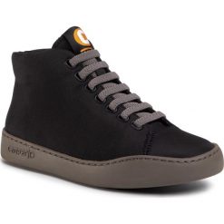Sneakersy CAMPER - Peu Touring K400374-006 Black. Czarne półbuty damskie Camper, z materiału. Za 489,00 zł.