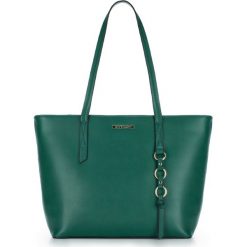 Torebka damska 88-4Y-402-Z. Zielone torby damskie na zakupy marki Wittchen, z aplikacjami, eleganckie, zdobione, bez dodatków. Za 289,00 zł.