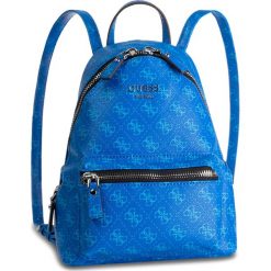Plecak GUESS - Leeza (EQ) HWEQ45 57310 BLU. Niebieskie plecaki damskie Guess, z aplikacjami, ze skóry ekologicznej, eleganckie. Za 559,00 zł.
