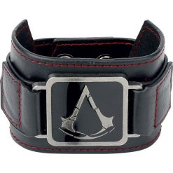 Bransoletki damskie na nogę: Assassin's Creed Metal Crest Bransoletka czarny