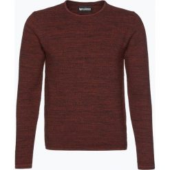 Swetry klasyczne męskie: Minimum – Sweter męski – Reiswood, czerwony