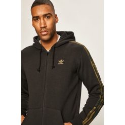 Adidas Originals - Bluza. Czarne bluzy męskie adidas Originals, s, bez wzorów, z elastanu, z kapturem, bez rękawów, z kapturem. Za 269,90 zł.