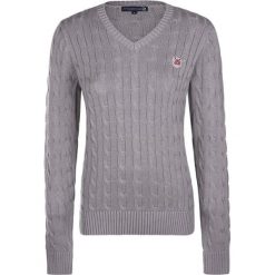 Swetry klasyczne damskie: Sweter w kolorze szarym