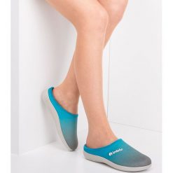 Kapcie damskie Inblu BS-29 Lazurowe. Niebieskie koturny damskie Inblu, z bawełny. Za 42,00 zł.
