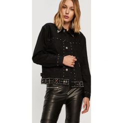 Polo Ralph Lauren - Kurtka jeansowa. Czarne kurtki damskie Polo Ralph Lauren, s, bez wzorów, z bawełny, krótkie, bez kaptura. Za 1719,00 zł.