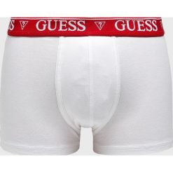 Guess Jeans - U77F14.JR003. Czarne bokserki męskie Guess Jeans, z aplikacjami, z elastanu. W wyprzedaży za 69,90 zł.
