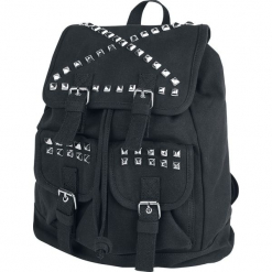 Jawbreaker Studded Backpack Plecak czarny. Czarne plecaki damskie marki Jawbreaker, w paski. Za 164,90 zł.