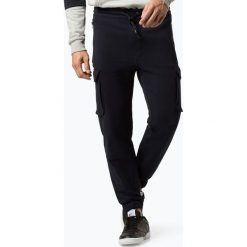 BOSS Casual - Spodnie dresowe męskie – Senman, niebieski. Niebieskie spodnie męskie marki BOSS Casual, na co dzień, s, bez wzorów, z dresówki, casualowe. Za 449,95 zł.