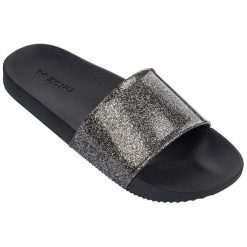 Zaxy Ladies Snap Slide Glitter Fem 82440-90288 Glitter Black (Rozmiar 37). Czarne kapcie damskie marki Zaxy. W wyprzedaży za 100,00 zł.