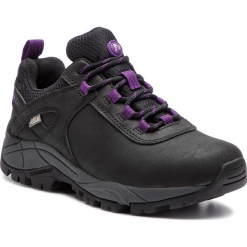 Trekkingi MERRELL - Vego Ltr Wp J599536 Black/Grape. Czarne buty trekkingowe damskie Merrell. Za 379,00 zł.