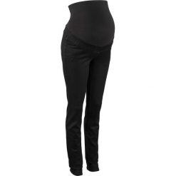 Legginsy ciążowe: Legginsy dżinsowe dla ciężarnych bonprix czarny denim