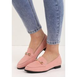 Mokasyny damskie: Różowe Mokasyny Timeless Chic