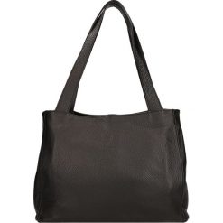 Torebki klasyczne damskie: Skórzana torebka „Concorde” w kolorze czarnym – 32 x 25 x 15 cm
