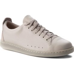 Sneakersy CLARKS - Nathan Lace 261371127 Light Grey Lea. Szare sneakersy męskie marki Clarks, bez zapięcia. W wyprzedaży za 299,00 zł.