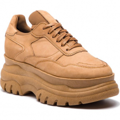 Sneakersy EVA MINGE - Cadalso 4C 18PM1372671EF 604. Brązowe sneakersy damskie Eva Minge, z materiału. W wyprzedaży za 299,00 zł.