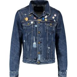 Scotch & Soda TRUCKER Kurtka jeansowa dark blue. Niebieskie marynarki męskie Scotch & Soda, xl, bez wzorów, z bawełny. W wyprzedaży za 461,45 zł.