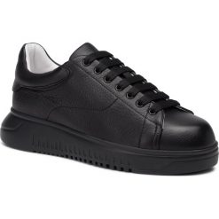 Sneakersy EMPORIO ARMANI - X4X159 XF121 00002 Black. Czarne sneakersy męskie Emporio Armani, bez zapięcia. Za 1979,00 zł.