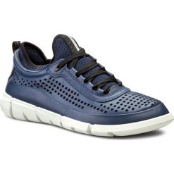Sneakersy ECCO - Intrinsic 1 86001401048 True Navy. Niebieskie sneakersy męskie ecco, na co dzień, bez wzorów, ze skóry, bez zapięcia. W wyprzedaży za 379,00 zł.