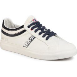 Tenisówki NAPAPIJRI - Trick NA4ERO Bright White 002. Białe półbuty męskie Napapijri, na co dzień, bez wzorów, ze skóry ekologicznej, bez zapięcia. Za 339,00 zł.