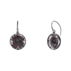 Piękne Kolczyki Srebrne - srebro 925, Swarovski. Szare kolczyki damskie marki W.KRUK, srebrne. Za 289,00 zł.
