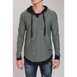 Bluzy męskie: Khaki Bluza M2050