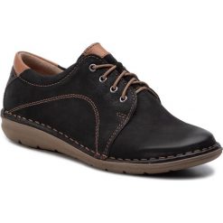 Półbuty GO SOFT - EPOKA-07 Black. Czarne półbuty damskie GO SOFT, bez wzorów, ze skóry, bez obcasa, na płaskiej podeszwie, bez zapięcia. Za 159,99 zł.