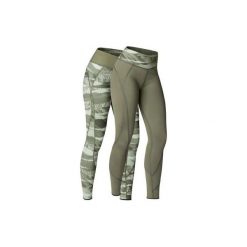 Legginsy YOGA+ 920 damskie. Brązowe legginsy skórzane marki DOMYOS, xs. W wyprzedaży za 79,99 zł.