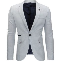 Marynarki męskie: Marynarka męska casual szara (mx0339)