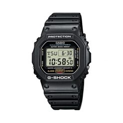 Zegarek G-SHOCK - DW-5600E-1VER Black/Black. Czarne zegarki męskie G-Shock. Za 429,00 zł.