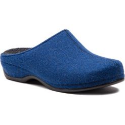 Kapcie BERKEMANN - Florina 01025 Royalblau 312. Niebieskie klapki damskie marki Berkemann, bez wzorów, z tworzywa sztucznego, bez obcasa. W wyprzedaży za 189,00 zł.