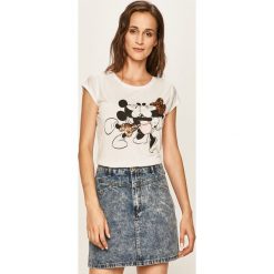 Haily's - T-shirt. Białe bluzki damskie Haily's, s, z nadrukiem, z poliesteru, z okrągłym kołnierzem. W wyprzedaży za 59,90 zł.