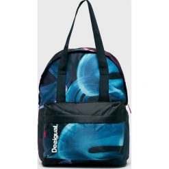 Desigual Sport - Plecak. Niebieskie plecaki damskie Desigual Sport, bez wzorów, z poliesteru, sportowe. W wyprzedaży za 139,90 zł.