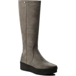 Kozaki EVA MINGE - Felipa 2W 17SM1372229EF 409. Szare bez kategorii marki Eva Minge, z nubiku. W wyprzedaży za 319,00 zł.