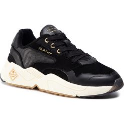 Sneakersy GANT - Nicewill 21533869 Black G00. Czarne półbuty damskie GANT, ze skóry. Za 499,00 zł.