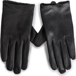 Rękawiczki Damskie KAZAR - 33522-01-00 Black. Czarne rękawiczki damskie Kazar, bez wzorów, ze skóry. W wyprzedaży za 229,00 zł.