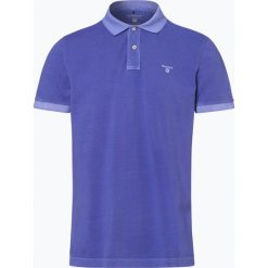 Gant - Męska koszulka polo, lila. Niebieskie koszulki męskie GANT, m, z haftami, z bawełny, sportowe, bez rękawów. Za 379,95 zł.