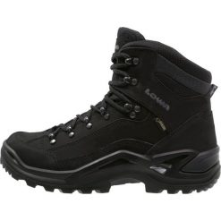 Lowa RENEGADE GTX MID Buty trekkingowe schwarz. Czarne buty sportowe męskie marki Lowa, ze skóry, bez zapięcia, outdoorowe. Za 809,00 zł.