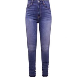 7 for all mankind SUPER HIGH WAIST ANKLE Jeans Skinny Fit bair vintage dusk. Niebieskie jeansy damskie relaxed fit marki 7 for all mankind, z bawełny, z podwyższonym stanem. Za 799,00 zł.