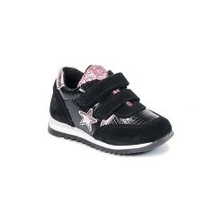 Buty Dziecko Citrouille et Compagnie HOPINETTE. Czarne trampki dziewczęce marki Citrouille et Compagnie, bez wzorów, bez zapięcia. Za 151,20 zł.
