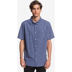 Quiksilver Firefall Koszula Niebieski. Niebieskie koszule męskie Quiksilver, s, bez wzorów, z bawełny, bez kołnierzyka, z krótkim rękawem. Za 221,95 zł.