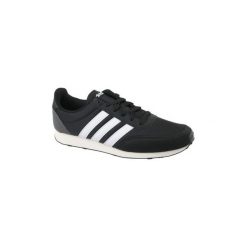 Buty adidas V Racer 2.0 BC0106. Czarne trampki męskie Adidas, bez wzorów, bez zapięcia. Za 189,99 zł.