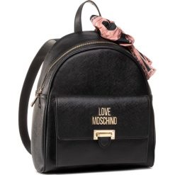Plecak LOVE MOSCHINO - JC4243PP0AKG0000 Nero. Czarne plecaki damskie Love Moschino, bez wzorów, ze skóry ekologicznej, eleganckie. W wyprzedaży za 659,00 zł.