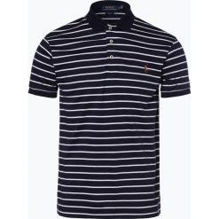 Polo Ralph Lauren - Męska koszulka polo – Slim fit, niebieski. Niebieskie koszulki męskie Polo Ralph Lauren, s, w paski, z dżerseju, bez rękawów. Za 499,95 zł.