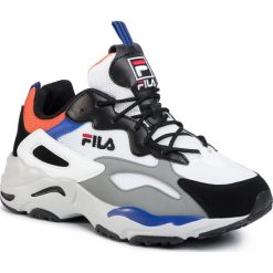Sneakersy FILA - Ray Tracer Cb 1010925.92R White/Black/Mandarin Orange. Białe sneakersy męskie Fila, bez zapięcia. W wyprzedaży za 339,00 zł.