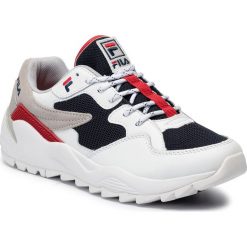 Sneakersy FILA - Vault Cmr Jogger Cb Low 1010588.01M White/Fila Navy/Fila Red. Białe sneakersy męskie Fila, bez wzorów, ze skóry, bez zapięcia. W wyprzedaży za 259,00 zł.