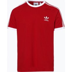 Adidas Originals - T-shirt męski, czerwony. Czerwone t-shirty męskie adidas Originals, xl, z haftami, sportowe, z kontrastowym kołnierzykiem. Za 139,95 zł.