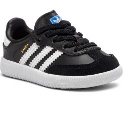 Buty adidas - Samba Og El I B42129 Cblack/Ftwwht/Ftwwht. Czarne półbuty dziewczęce Adidas, na sznurówki. W wyprzedaży za 149,00 zł.