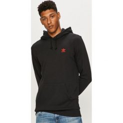 Adidas Originals - Bluza. Czarne bluzy męskie adidas Originals, s, bez wzorów, z elastanu, z kapturem, bez rękawów, z kapturem. Za 249,90 zł.