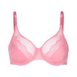 Triumph Biustonosz z fiszbinami Lace Spotlight różowy female różowy 80G. Różowe biustonosze sportowe damskie Triumph, s, w koronkowe wzory, z koronki. Za 159,00 zł.